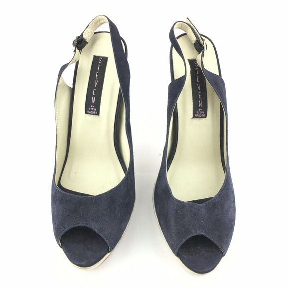 Steven By Steve Madden Slingback Heels Size 8 M - Picture 3 of 6